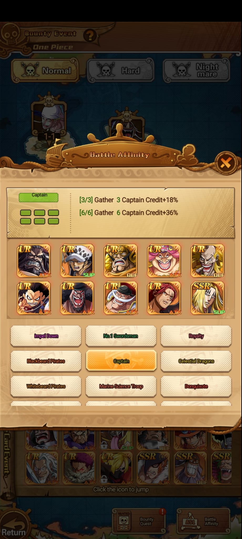 Afinidad Captain