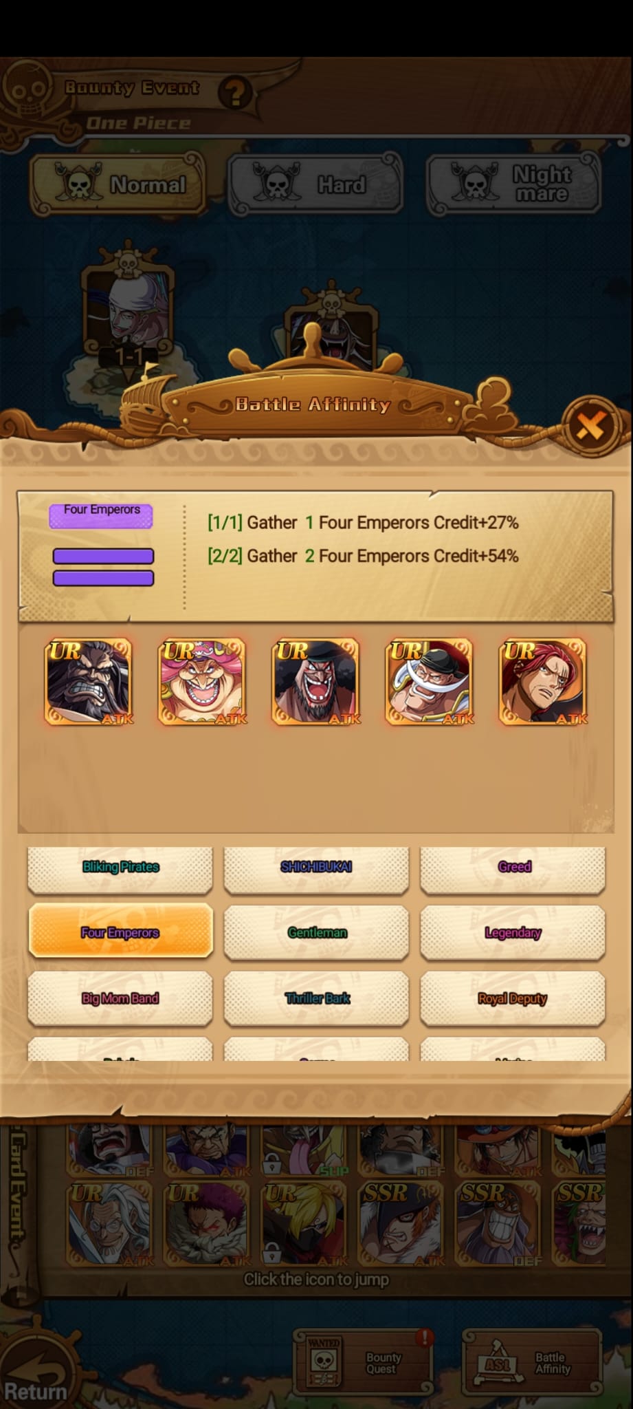 Afinidad Four Emperors