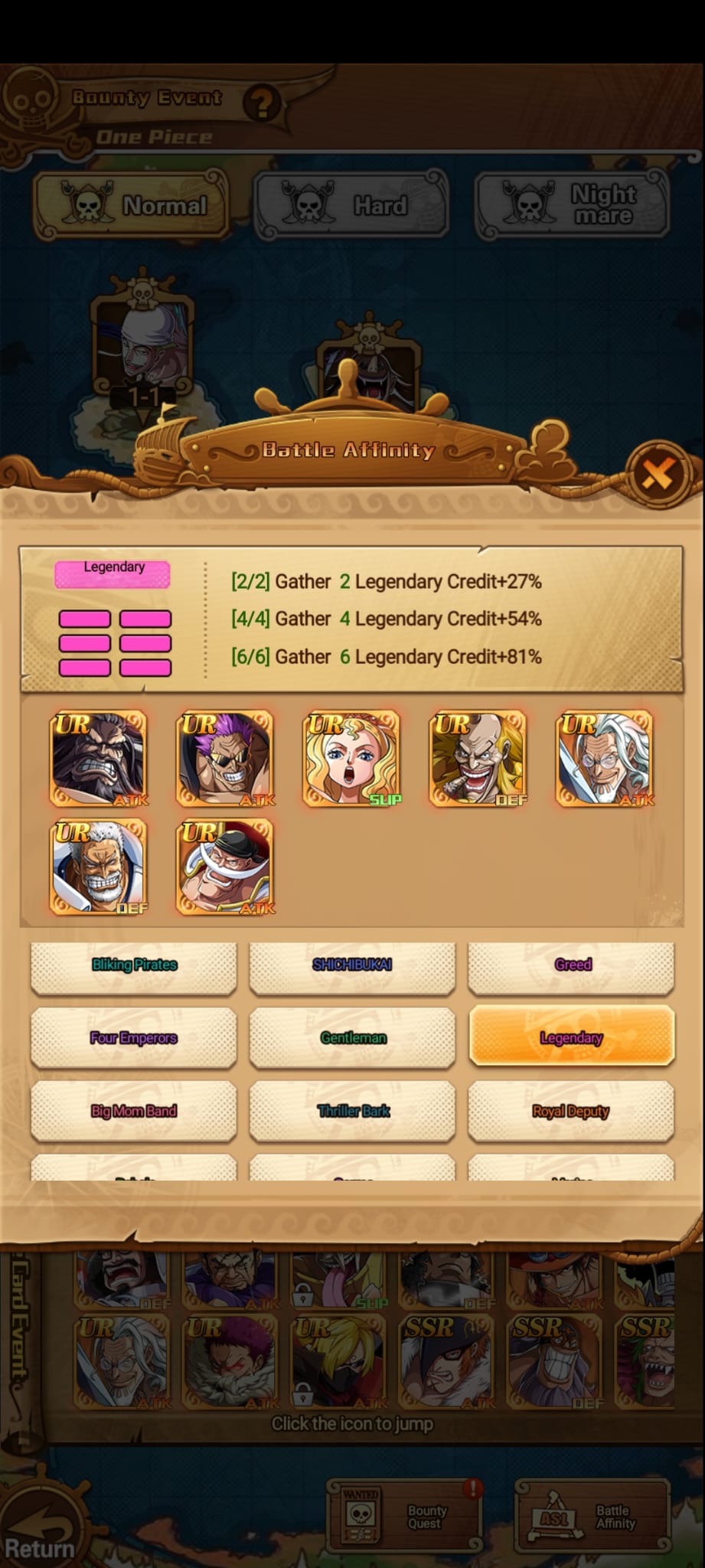 Afinidad Legendary