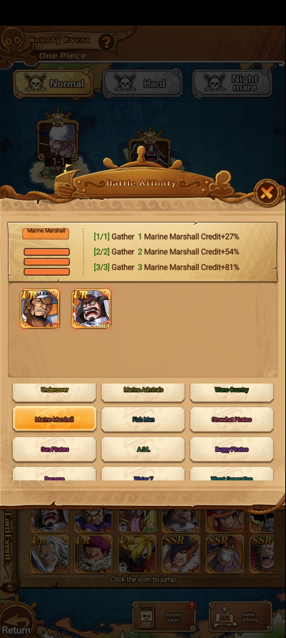 Afinidad Marine Marshall