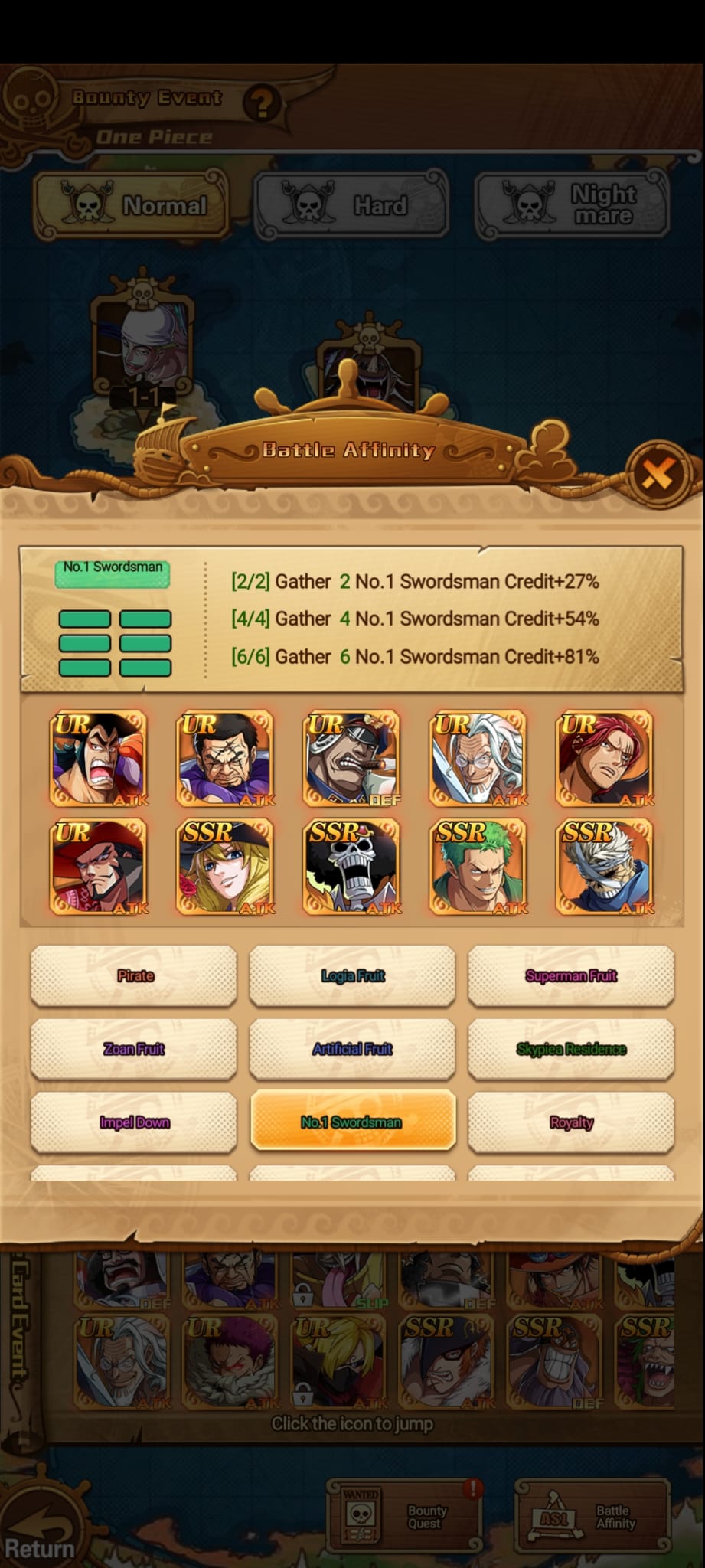Afinidad No.1 Swordsman