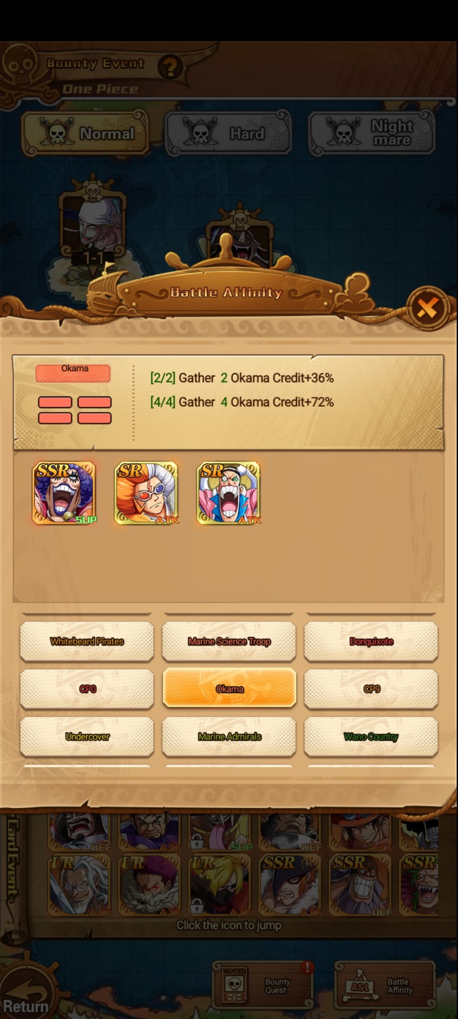 Afinidad Okama
