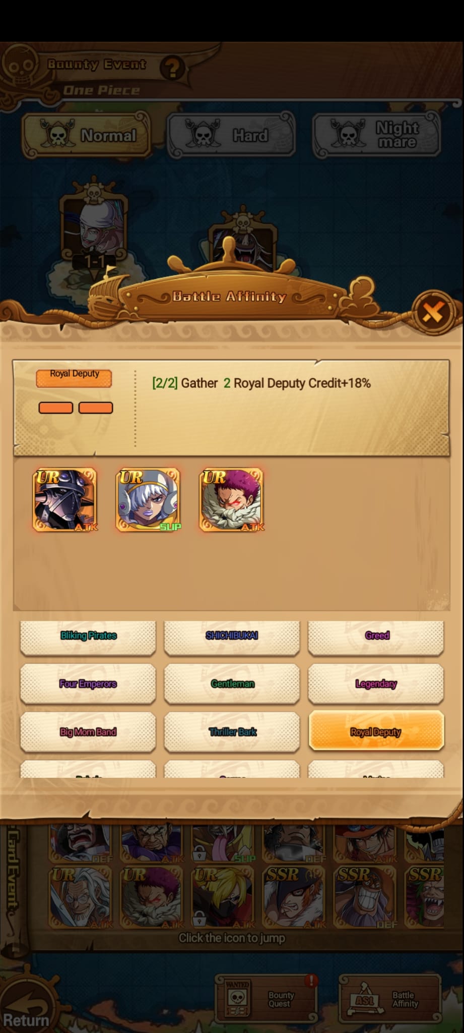 Afinidad Royal Deputy