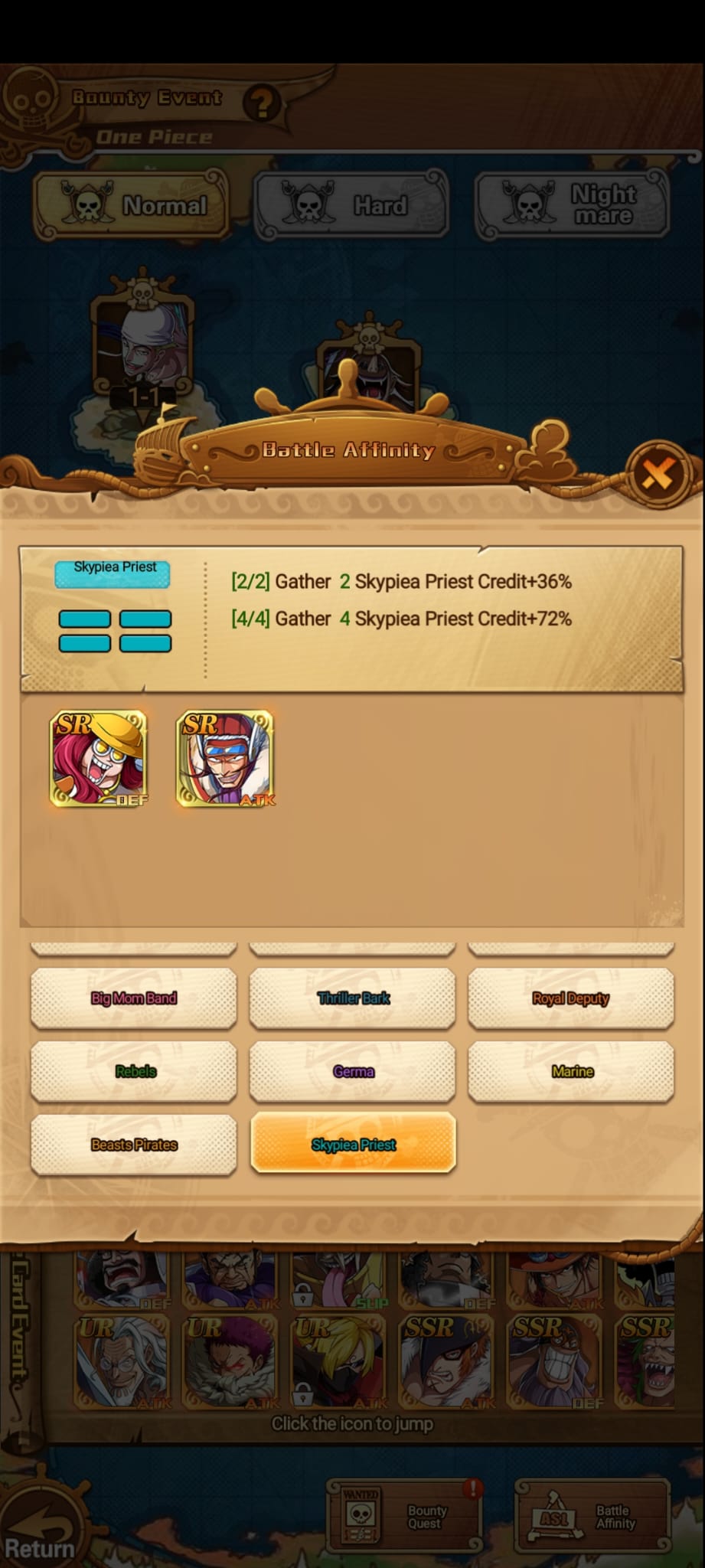 Afinidad Skypiea Priest