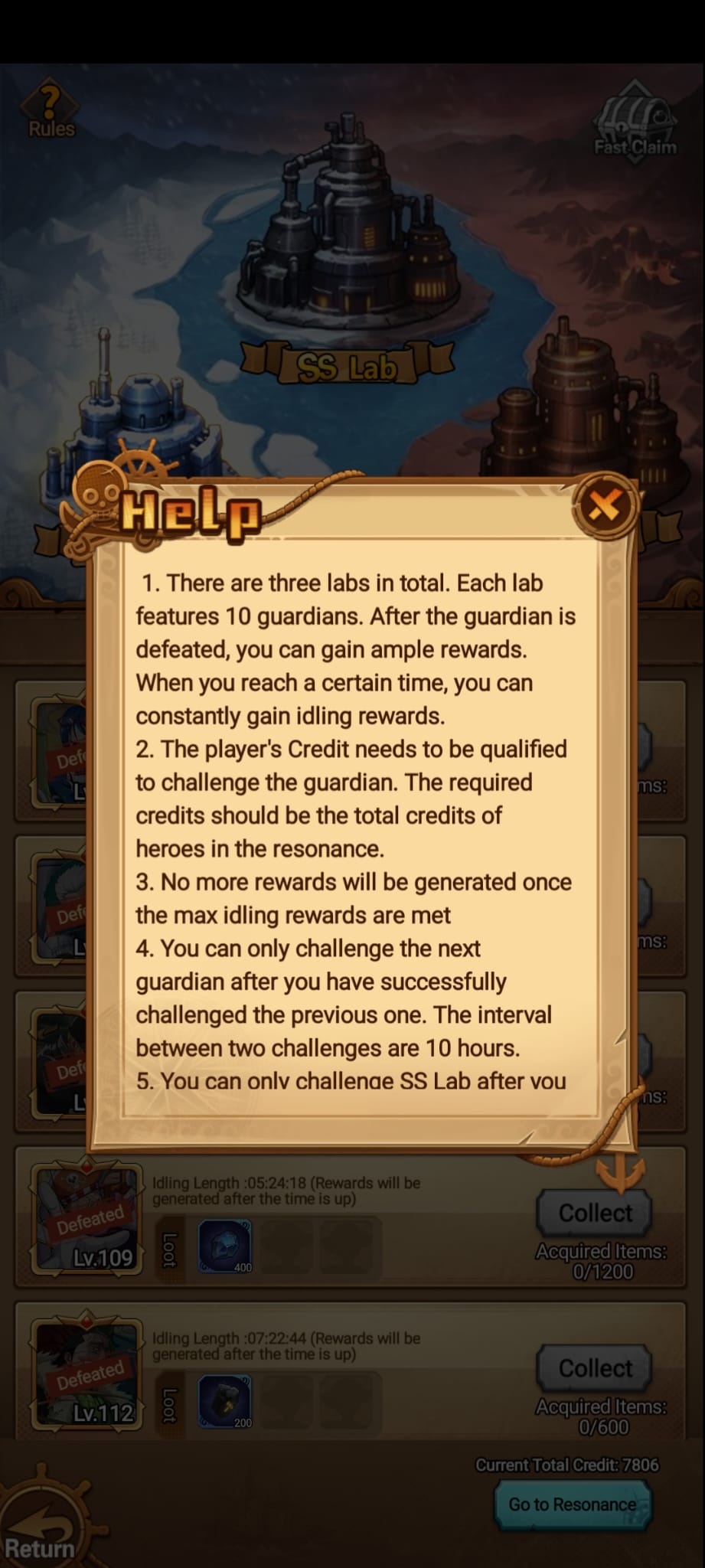 Reglas de Vegapunk's Lab