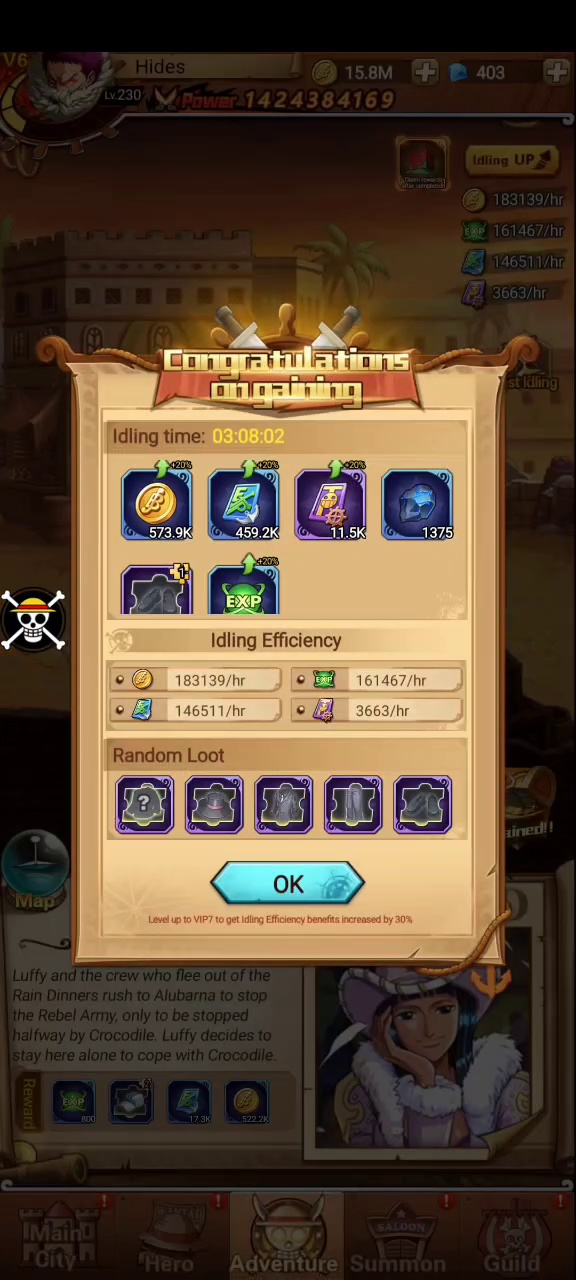 Recompensas idle