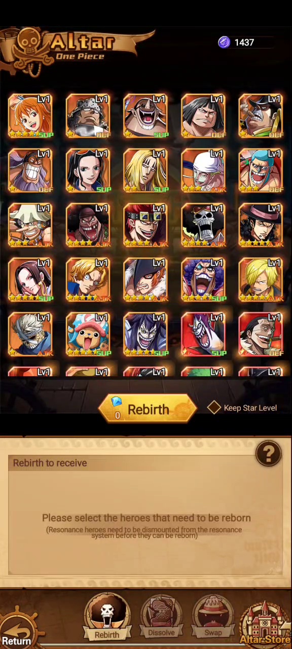 Altar Hero Rebirth