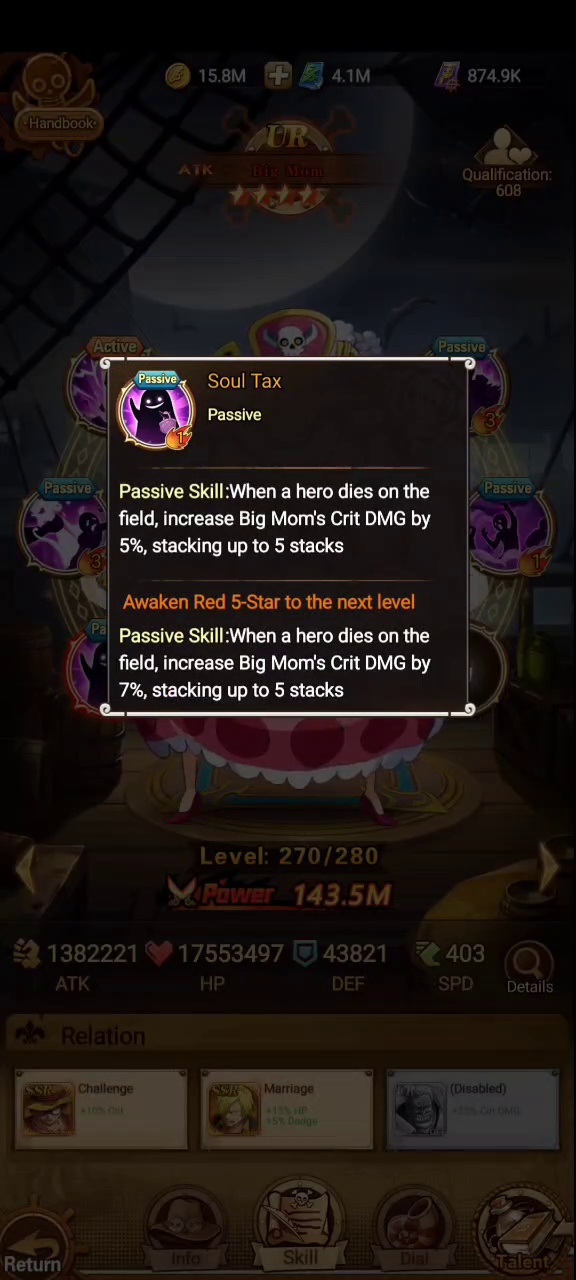Soul Tax skill