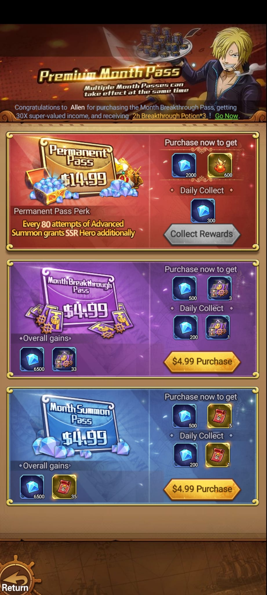 Premium Month Pass